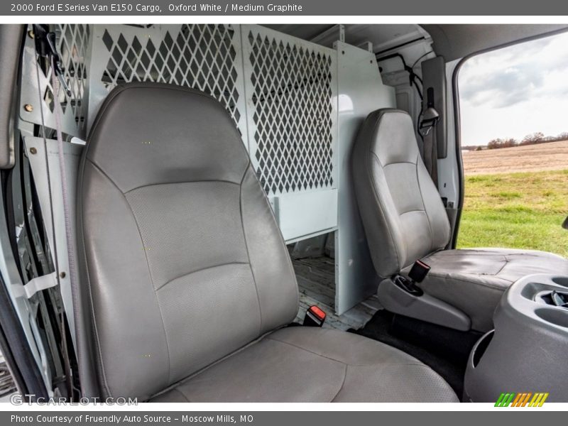 Oxford White / Medium Graphite 2000 Ford E Series Van E150 Cargo