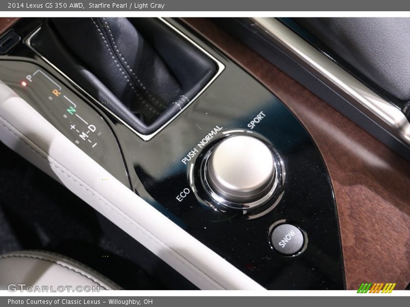 Starfire Pearl / Light Gray 2014 Lexus GS 350 AWD