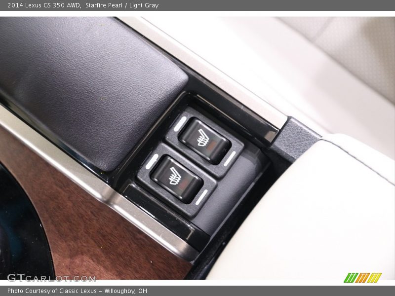Starfire Pearl / Light Gray 2014 Lexus GS 350 AWD