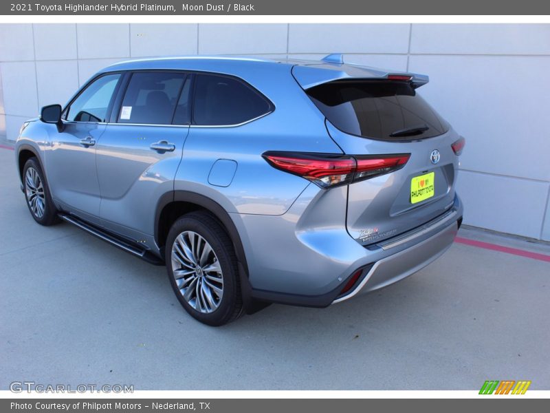 Moon Dust / Black 2021 Toyota Highlander Hybrid Platinum