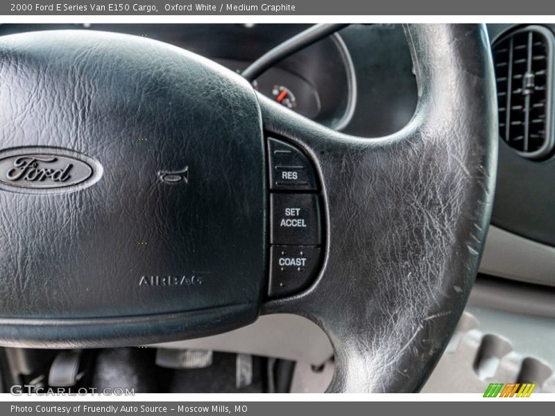 Oxford White / Medium Graphite 2000 Ford E Series Van E150 Cargo