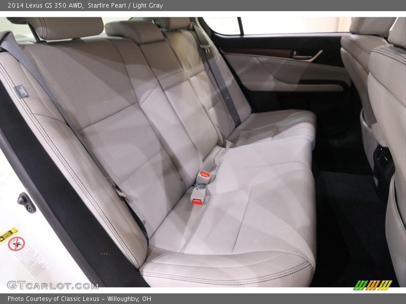 Starfire Pearl / Light Gray 2014 Lexus GS 350 AWD