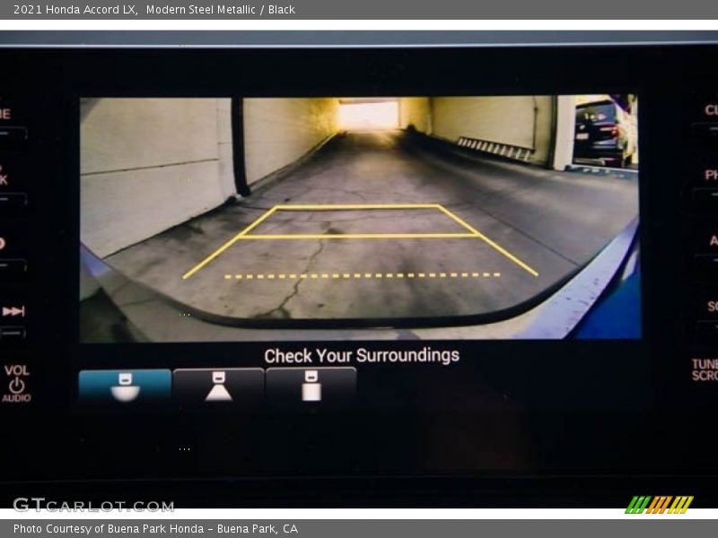 Modern Steel Metallic / Black 2021 Honda Accord LX