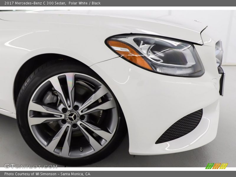 Polar White / Black 2017 Mercedes-Benz C 300 Sedan