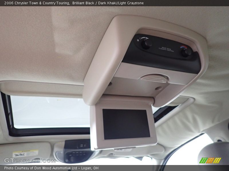 Brilliant Black / Dark Khaki/Light Graystone 2006 Chrysler Town & Country Touring