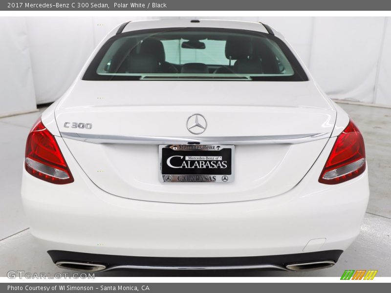 Polar White / Black 2017 Mercedes-Benz C 300 Sedan