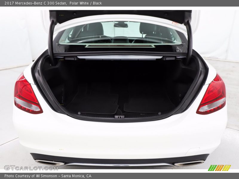 Polar White / Black 2017 Mercedes-Benz C 300 Sedan