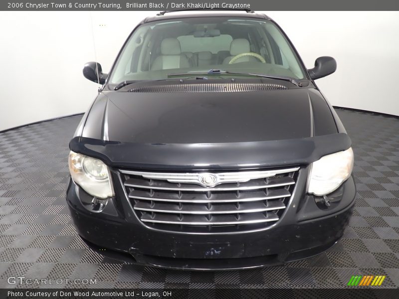 Brilliant Black / Dark Khaki/Light Graystone 2006 Chrysler Town & Country Touring