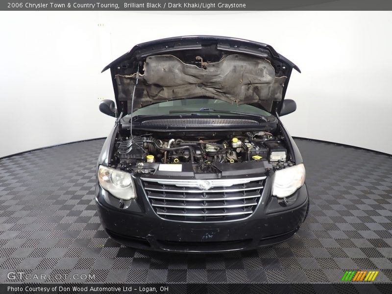 Brilliant Black / Dark Khaki/Light Graystone 2006 Chrysler Town & Country Touring