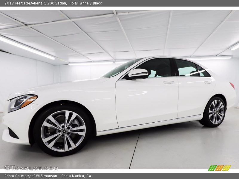 Polar White / Black 2017 Mercedes-Benz C 300 Sedan