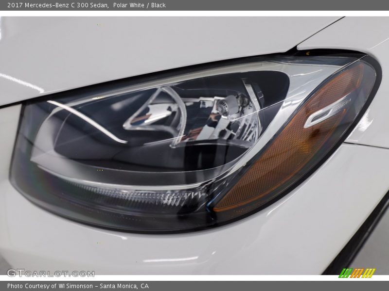 Polar White / Black 2017 Mercedes-Benz C 300 Sedan