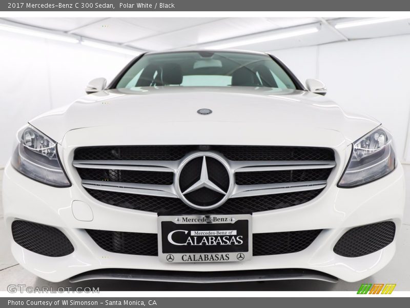 Polar White / Black 2017 Mercedes-Benz C 300 Sedan