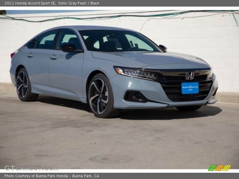 Sonic Gray Pearl / Black 2021 Honda Accord Sport SE