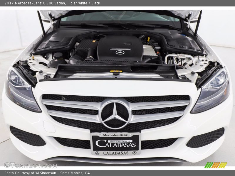 Polar White / Black 2017 Mercedes-Benz C 300 Sedan