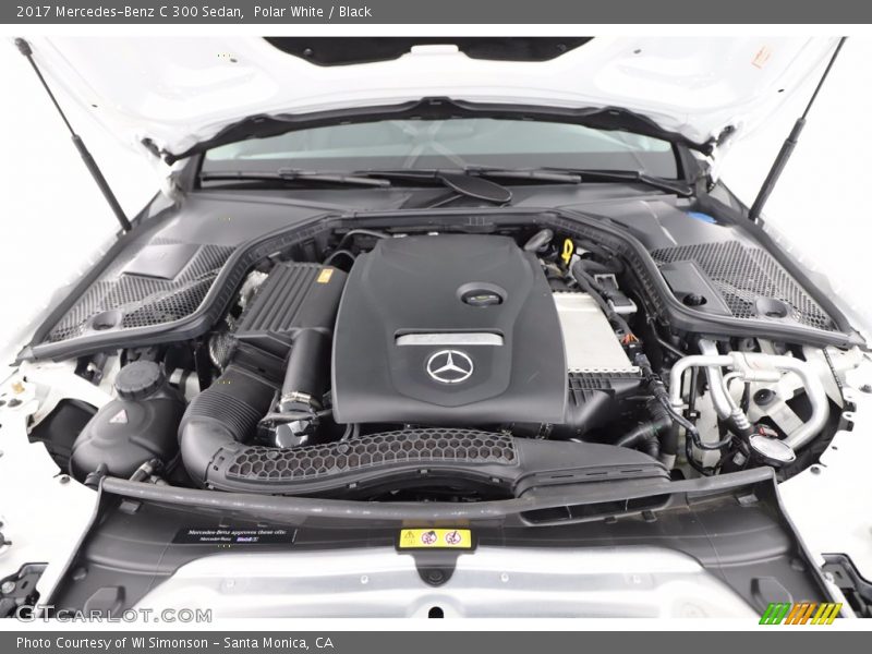 Polar White / Black 2017 Mercedes-Benz C 300 Sedan