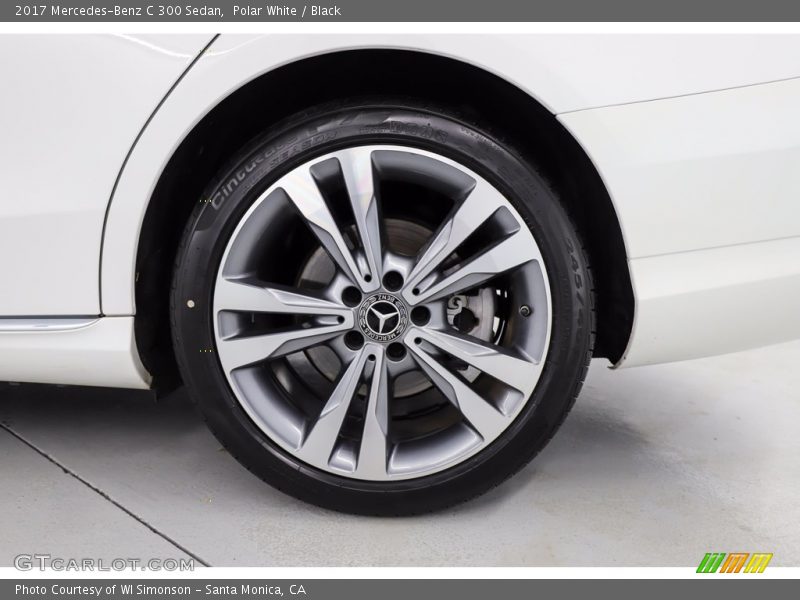 Polar White / Black 2017 Mercedes-Benz C 300 Sedan