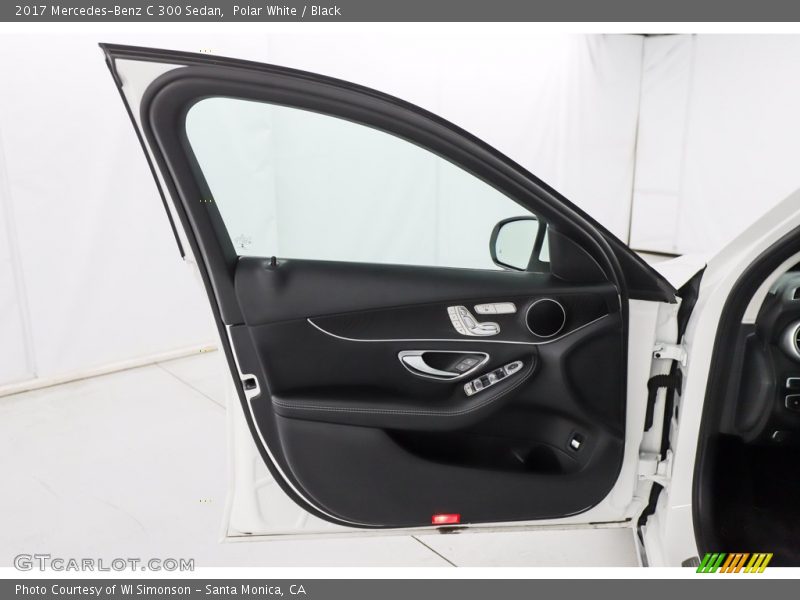 Polar White / Black 2017 Mercedes-Benz C 300 Sedan