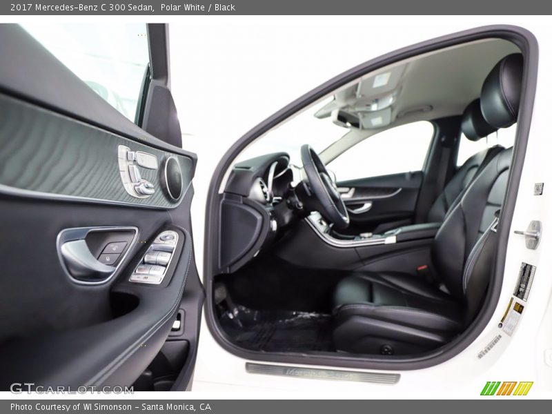 Polar White / Black 2017 Mercedes-Benz C 300 Sedan