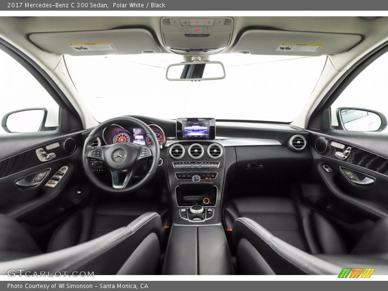 Polar White / Black 2017 Mercedes-Benz C 300 Sedan