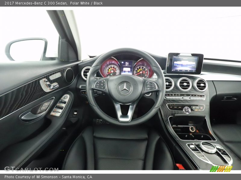 Polar White / Black 2017 Mercedes-Benz C 300 Sedan