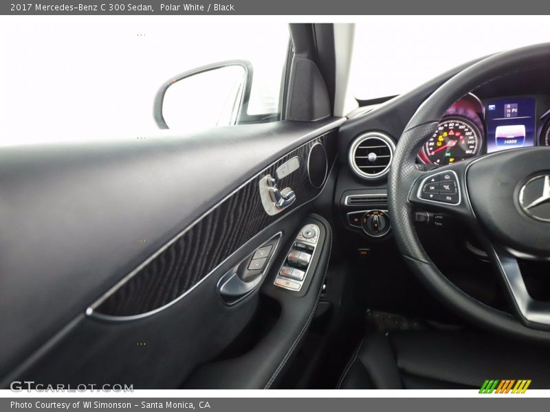 Polar White / Black 2017 Mercedes-Benz C 300 Sedan