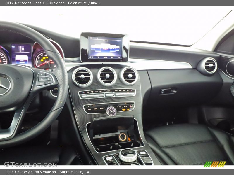 Polar White / Black 2017 Mercedes-Benz C 300 Sedan