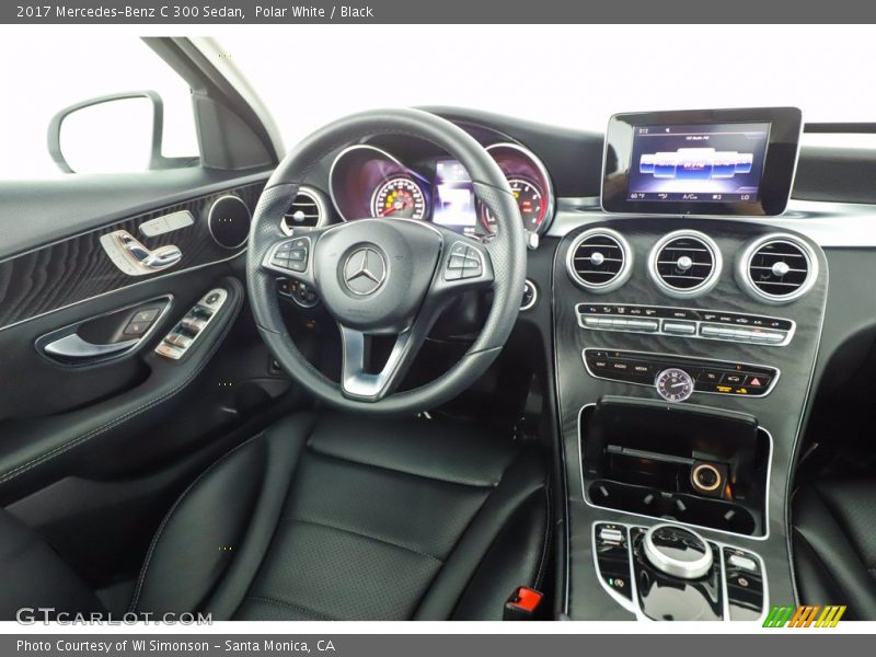 Polar White / Black 2017 Mercedes-Benz C 300 Sedan