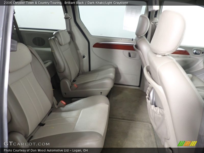 Brilliant Black / Dark Khaki/Light Graystone 2006 Chrysler Town & Country Touring