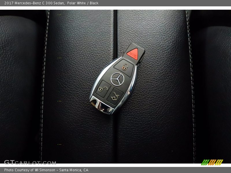 Polar White / Black 2017 Mercedes-Benz C 300 Sedan