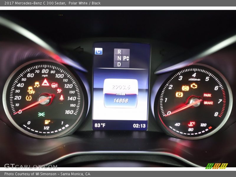 Polar White / Black 2017 Mercedes-Benz C 300 Sedan