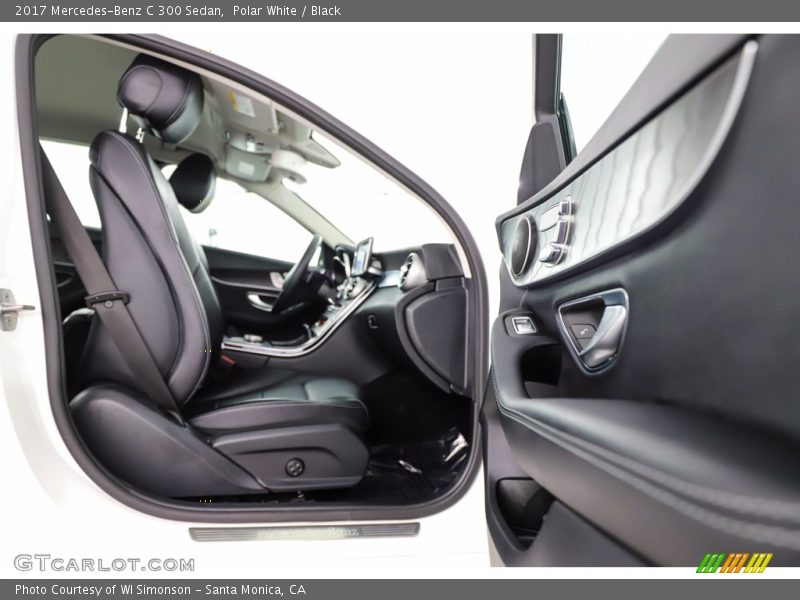 Polar White / Black 2017 Mercedes-Benz C 300 Sedan