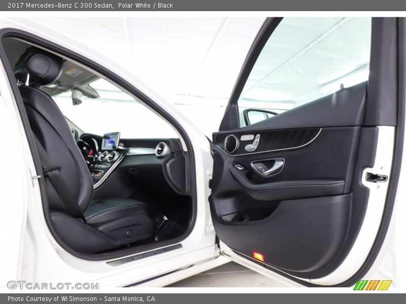 Polar White / Black 2017 Mercedes-Benz C 300 Sedan