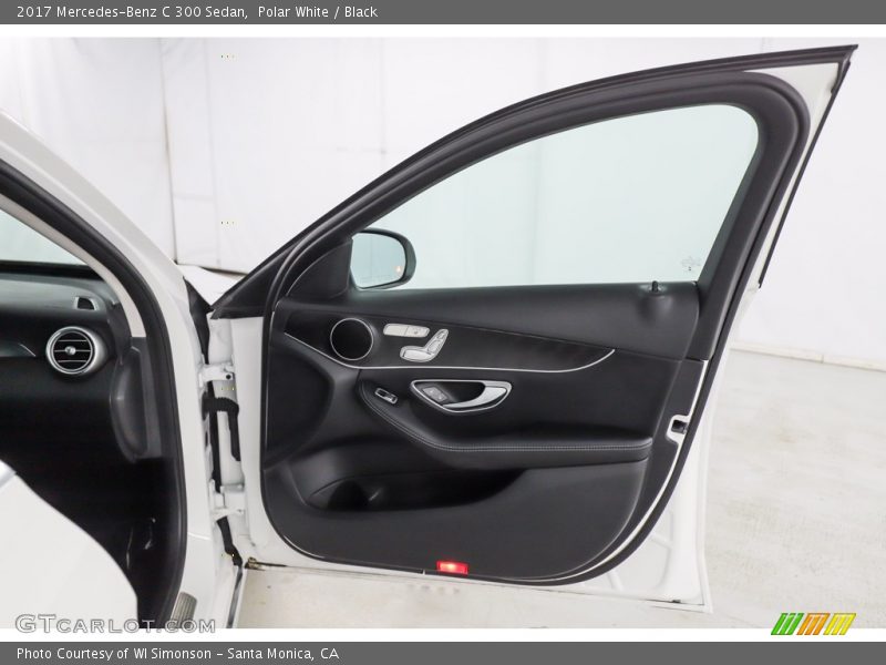 Polar White / Black 2017 Mercedes-Benz C 300 Sedan
