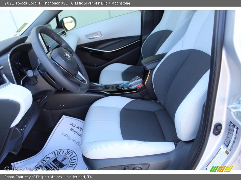 Front Seat of 2021 Corolla Hatchback XSE