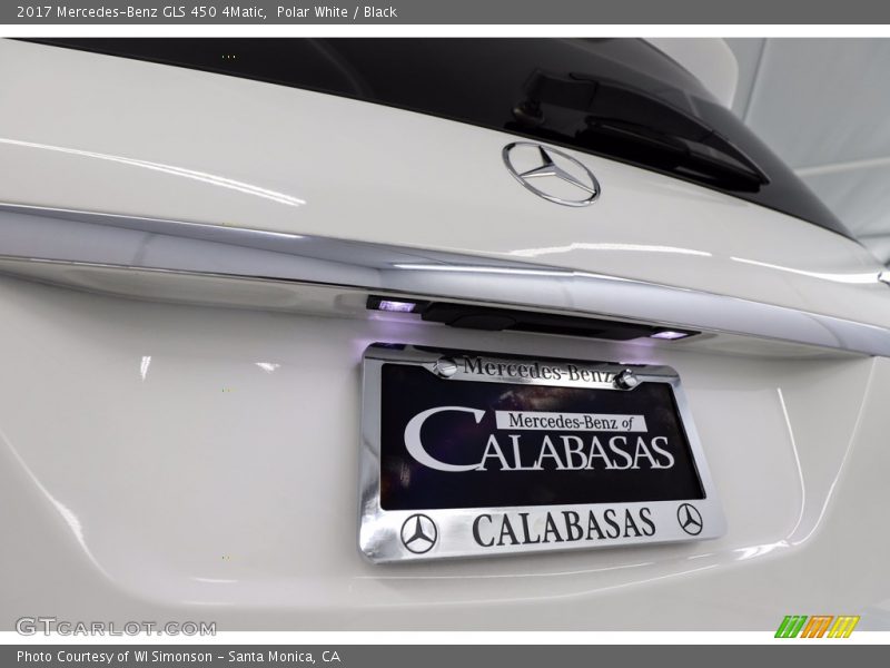 Polar White / Black 2017 Mercedes-Benz GLS 450 4Matic