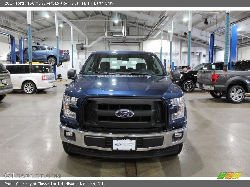 Blue Jeans / Earth Gray 2017 Ford F150 XL SuperCab 4x4
