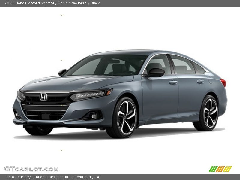 Sonic Gray Pearl / Black 2021 Honda Accord Sport SE
