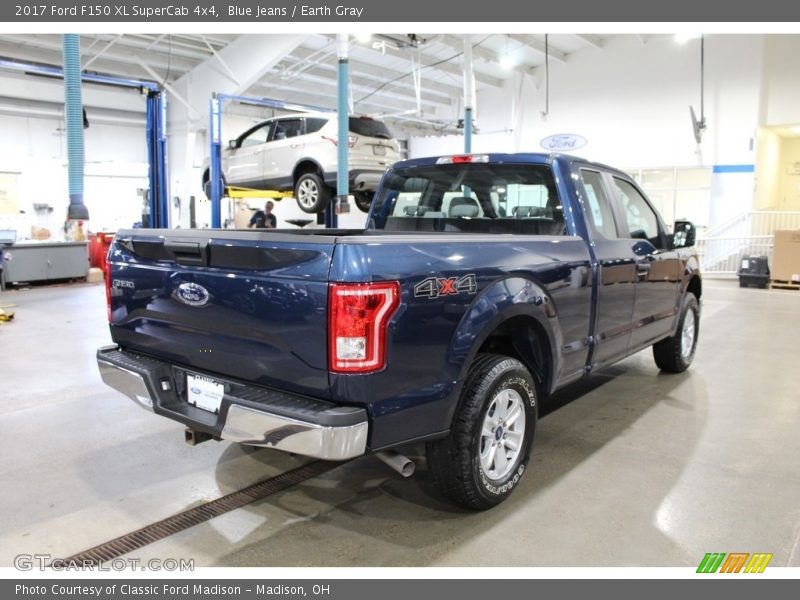 Blue Jeans / Earth Gray 2017 Ford F150 XL SuperCab 4x4