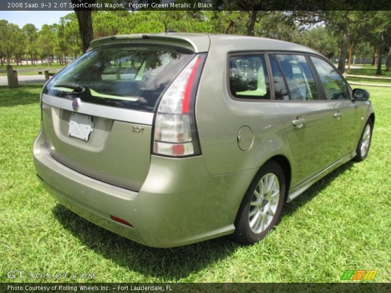  2008 9-3 2.0T SportCombi Wagon Pepper Green Metallic