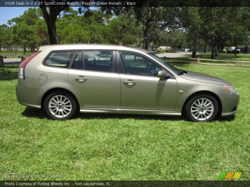  2008 9-3 2.0T SportCombi Wagon Pepper Green Metallic