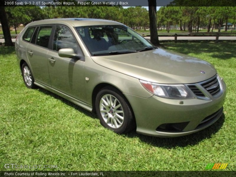  2008 9-3 2.0T SportCombi Wagon Pepper Green Metallic