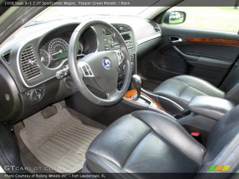  2008 9-3 2.0T SportCombi Wagon Black Interior
