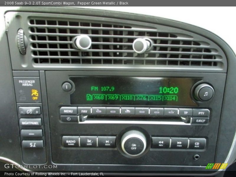 Controls of 2008 9-3 2.0T SportCombi Wagon