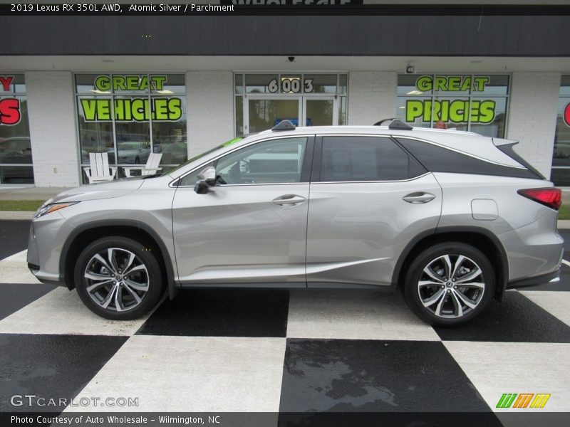 Atomic Silver / Parchment 2019 Lexus RX 350L AWD