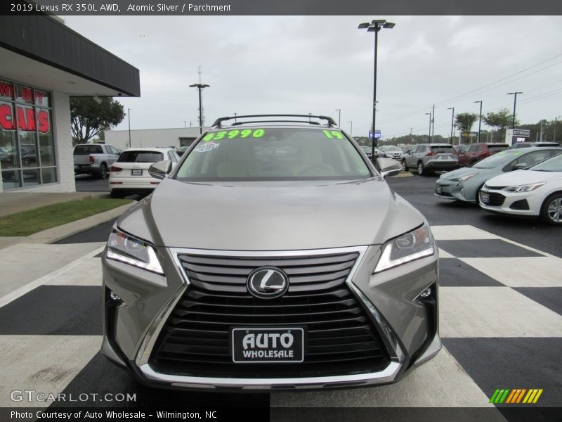 Atomic Silver / Parchment 2019 Lexus RX 350L AWD
