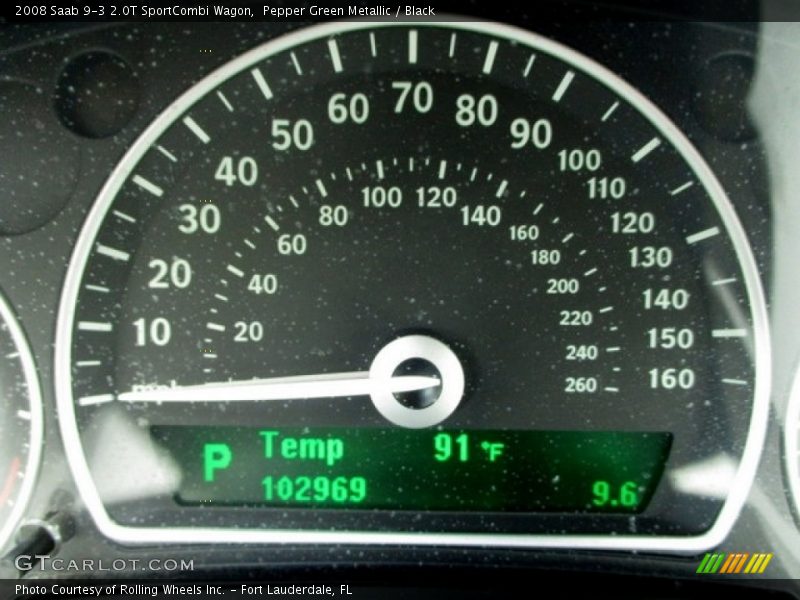  2008 9-3 2.0T SportCombi Wagon 2.0T SportCombi Wagon Gauges