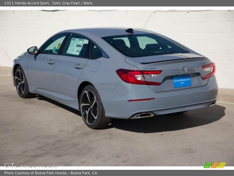 Sonic Gray Pearl / Black 2021 Honda Accord Sport