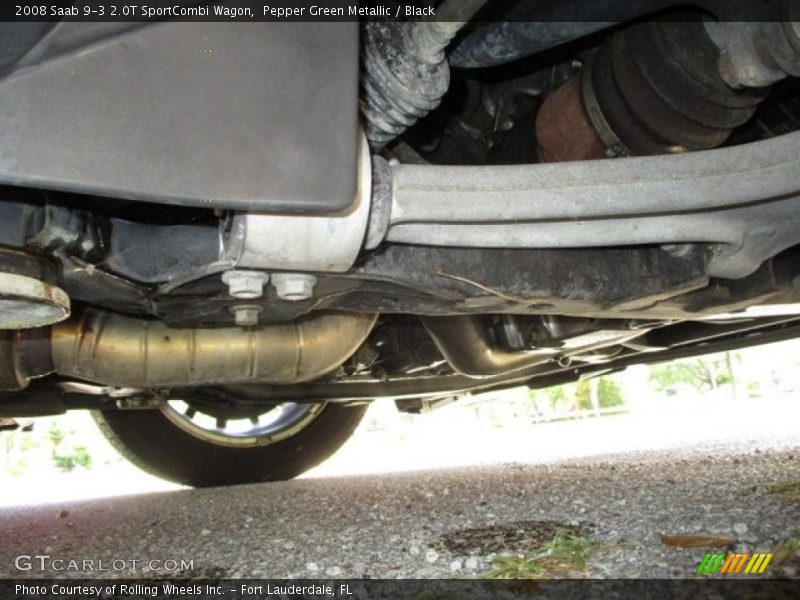 Undercarriage of 2008 9-3 2.0T SportCombi Wagon