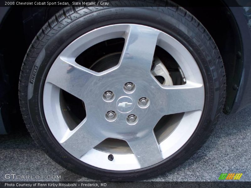 Slate Metallic / Gray 2008 Chevrolet Cobalt Sport Sedan