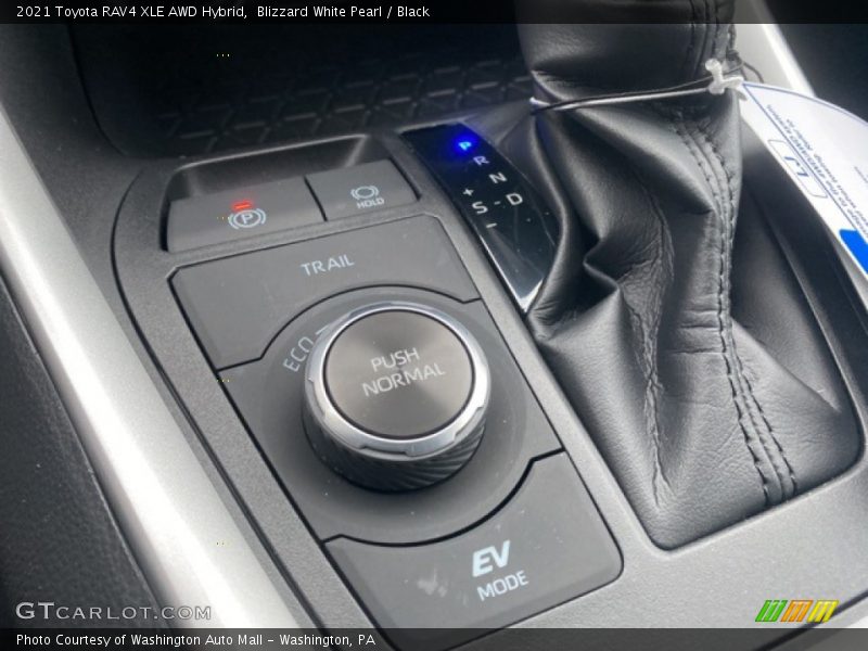 Controls of 2021 RAV4 XLE AWD Hybrid